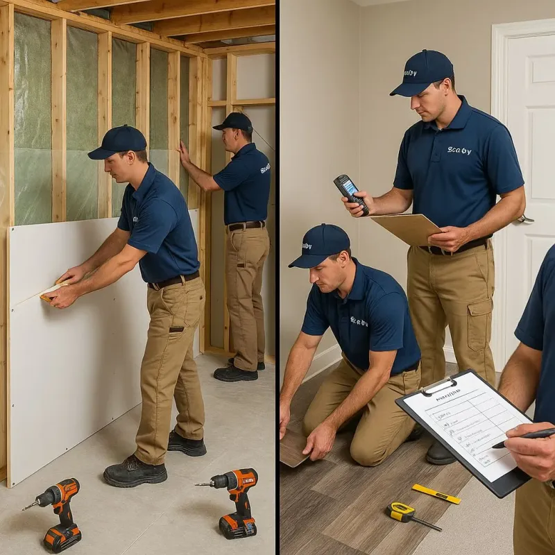 Repairs and Reconstruction process in Oswego County, NY